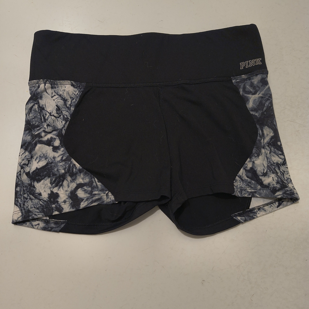 PINK Victoria's Secret Black and Gray Athletic Shorts